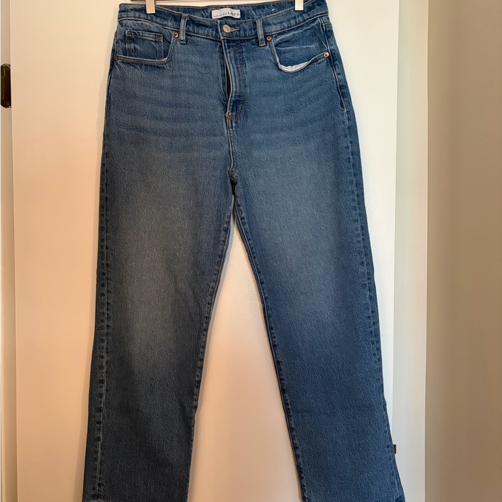 LOFT The Straight High Rise Jeans Size 30